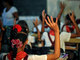 Crianças participam de aula em Havana, capital de Cuba