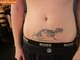 Ah, gente! Qualquer um faria um dinossauro na barriga, vai...