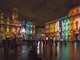 Fotografia mostra instalação do artista Skertzo durante o Festival das Luzes, no centro de Lyon. O festival vai até o domingo (9)