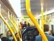Nem sempre você consegue um bom lugar no metrô, né?