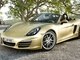 Cachoeira tinha quatro veículos da marca Porsche, uma das mais luxuosas e caras. O modelo da foto é um Boxster S dourado, semelhante ao do bicheiro. O carro do contraventor apreendido era um Boxster 2.9, ano 2009/2010, de cor cinza, avaliado em R$ 200 mil