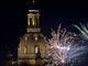 Fogos explodiram sobre a catedral de Dresden, na Alemanha, marcando o início de 2013