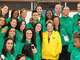 Para
a foto com os atletas que participaram das Olimpíadas de Londres, durante
almoço no Crystal Palace, Dilma vestiu o casaco oficial da delegação olímpica