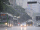 Chuva no centro de São Paulo (SP), na tarde deste sábado (19)
