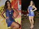 Apresentadora do <I>Malícia</I> (Multishow), Graciella Carvalho estava glamourosa de vestidinho azul