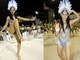A gata é madrinha de bateria da escola do Grupo de Acesso