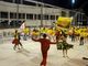 A escola de samba X9 Paulistana também foi ao Parque do Anhembi para um ensaio técnico antes do grande dia do Carnaval. Na foto, a velha guarda da escola ensaia o desfile&nbsp;