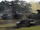 Soldados de Taiwan participam de uma
simulação de guerra com tanques militares em um evento anual do Exército do
país. A Força Aérea também demonstrou suas habilidades de combate
durante o evento que festeja a chegada do Ano-Novo Lunar