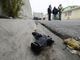 Pistola é fotografada em rua de Saltillo, no México, após tiroteios entre policiais, militares e criminosos. Os tiroteios aconteceram em diferentes ruas da cidade e deixaram pelo menos dois mortos e um ferido