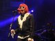 A veterana do rock paulista Rita Lee encerrou as atividades musicais das comemorações do aniversário de São Paulo. A ex-mutante foi a última a subir ao palco do Vale do Anhangabaú na noite de sexta-feira