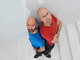 O casal Olivier Brouckart (esq.) e Joris Gilleir  (dir.) se casaram em 2003 em Bruxelas, na Bélgica.<br><br>O
casamento homossexual na Bélgica foi legalizado em junho de 2003. Os casais gays têm os
mesmos direitos que os heterossexuais. Em 2006, obtiveram o direito de adoção<br><br>