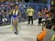 Juliana desfilou com as cores da escola Unidos da Tijuca