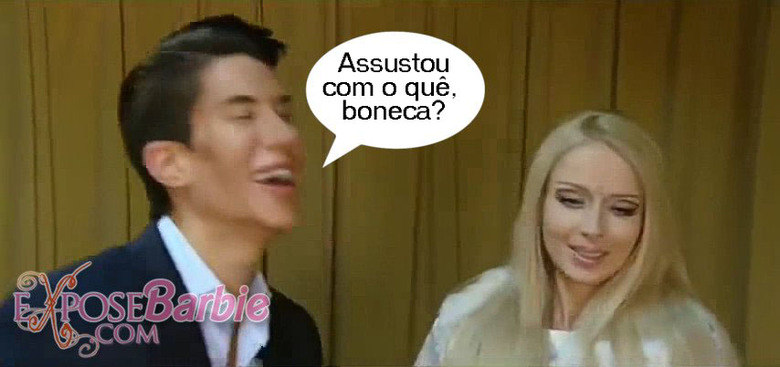 Na real, os dois se comunicaram com ajuda de intérpretes e, por isso, não chegaram a trocar muita ideia