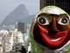 Os tradicionais bonecos também marcaram presença na festa com vista privilegiada para o Pão de Açúcar