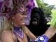 O King Kong aproveitou a festa para paquerar e dar as boas-vindas ao Carnaval carioca