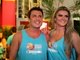 Claro que a modelo foi acompanhada do maridão, Wellington Muniz, o Ceará do <i>Pânico</i>