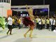 Madrinha da escola, a apresentadora se jogou no samba
