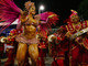 Gracyanne Barbosa, como não poderia deixar de ser, chamou atenção pelo samba no pé e o corpo musculoso. Ela é rainha de bateria da Unidos do Jacarezinho