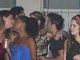Os dois assistiram ao show do Trio Ternura, sob o comando de Thiago Martins
