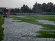 No dia 19, foi a vez do centro de treinamento do Palmeiras, na zona oeste da capital, ter o campo invadido pela água da chuva