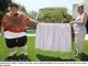 A mulher de 42 anos, que vive na Cidade do Cabo, na África do Sul, sofre de linfedema, decorrente da obstrução na circulação linfática&nbsp;<br><br>