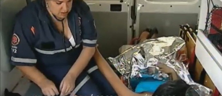 Adolescente foi atendida pelo Samu. Ela estava em estado de choque após abuso sexual em Franca