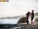 O casal mora na região sul do Estado da Califórnia, Estados Unidos. Hartman convidou sua namorada Elizabeth para um passeio à beira mar. Os amigos do casal ficaram de longe observando a cena