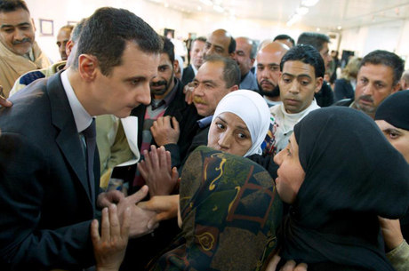 O presidente da Síria Bashar Al Assad