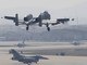 Um jato A-10 pertencente à Força Aérea dos EUA pousa em uma base americana em Osan, ao sul de Seul
