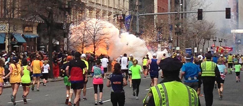 Autoridades de segurança estão em alerta desde as explosões que atingiram a Maratona de Boston na segunda-feira