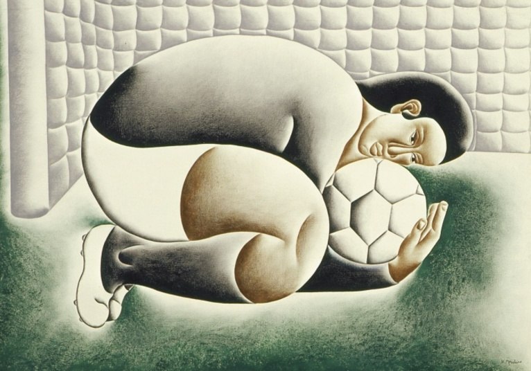 Goleiro, pintura de Vicente do Rego Monteiro