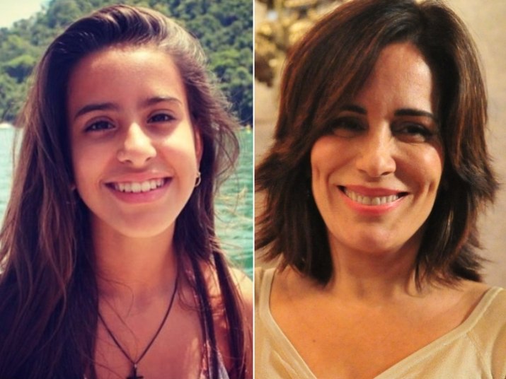 Gloria Pires tem uma família linda e Ana Morais puxou a mãe! A teen de 13 anos lembra os traços da atriz e o sorriso é o mesmo, pode reparar!
