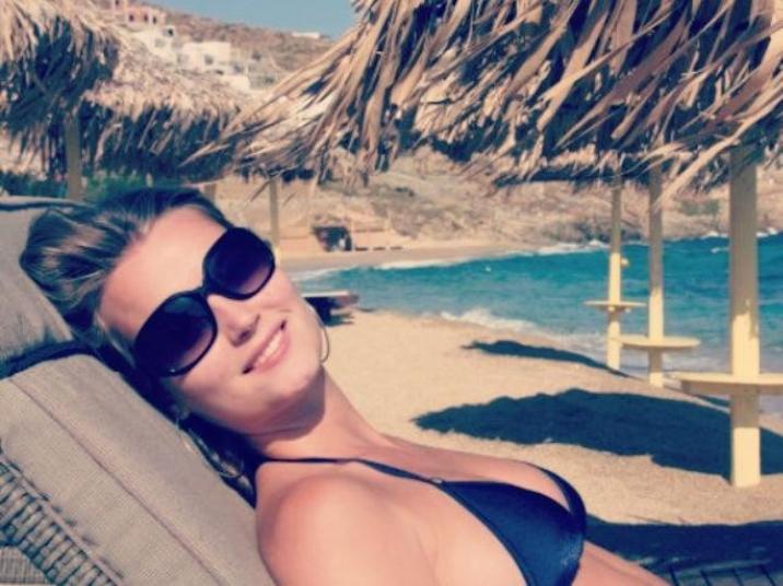 A modelo Lauren Hemsdorff é outra que já teve um caso com o goleador Fred