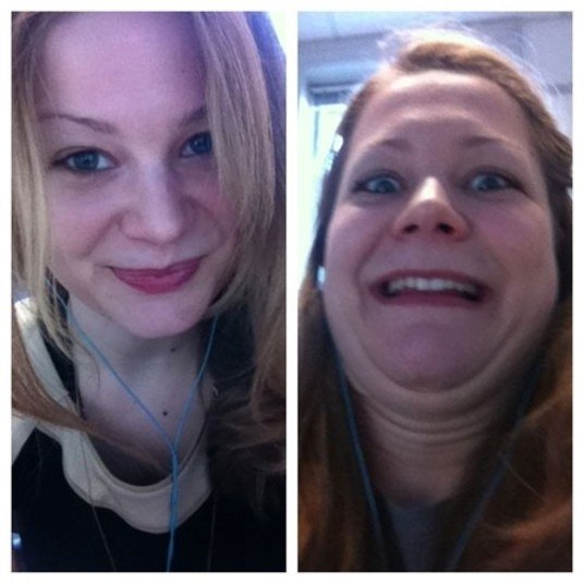 A loirinha ficou parecida com a tia de um cara aqui da redação