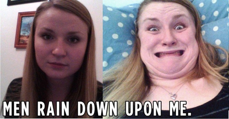 Ela ficou gordinha e banguela muito antes da velhice, coitada.