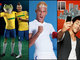Patrocinadores: principal jogador do Brasil na atualidade e uma das maiores promessas do esporte no mundo, Neymar tem nada menos do que uma dúzia de patrocinadores: Nike; Red Bull; Panasonic; Claro; Tenys Pé; Guaraná; Lupo; Unilever; Volkswagen; Santander; Heliar e Mentos