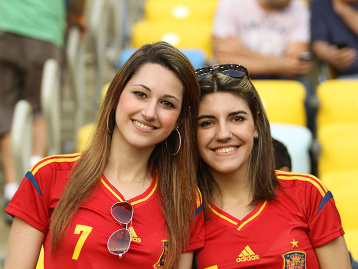 As espanholas são muito simpáticas