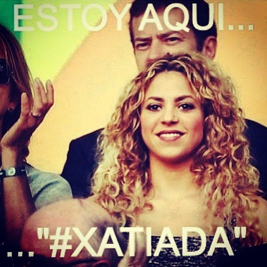 A música Estoy Aqui,
hit que tornou Shakira conhecida no mundo todo, também foi usada contra ela