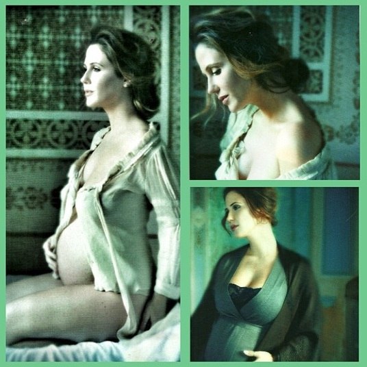 Guilhermina Guinle, no sétimo mês de gestação, também terá sua primeira experiência como mãe. E será com uma menina. O pai da pequena é Leonardo Antonelli, irmão de Giovanna Antonelli. As duas já foram casadas com Murilo Benício, que agora está com Débora Falabella. Que rolo!