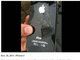 Este iPhone 4 explodiu, segundo o relato de seu proprietário, em um avião. A bateria superaqueceu e começou a soltar fumaça. A aeromoça teve que apagar para não colocar a viagem em risco