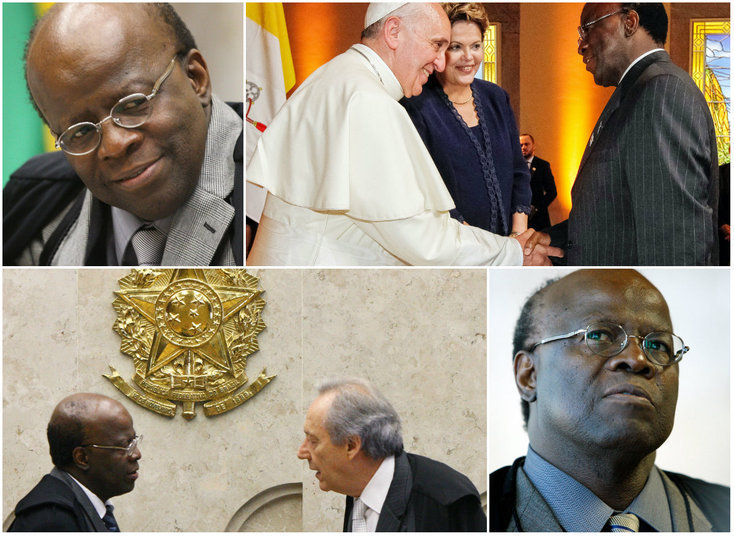 O presidente do STF (Supremo Tribunal Federal), Joaquim Barbosa, não para de se envolver em situações polêmicas. Desde que ganhou notoriedade por sua atuação incisiva contra os réus durante o julgamento do mensalão, o ministro coleciona situações que o colocam em evidência na mídia. Relembre os principais momentos nas fotos a seguir