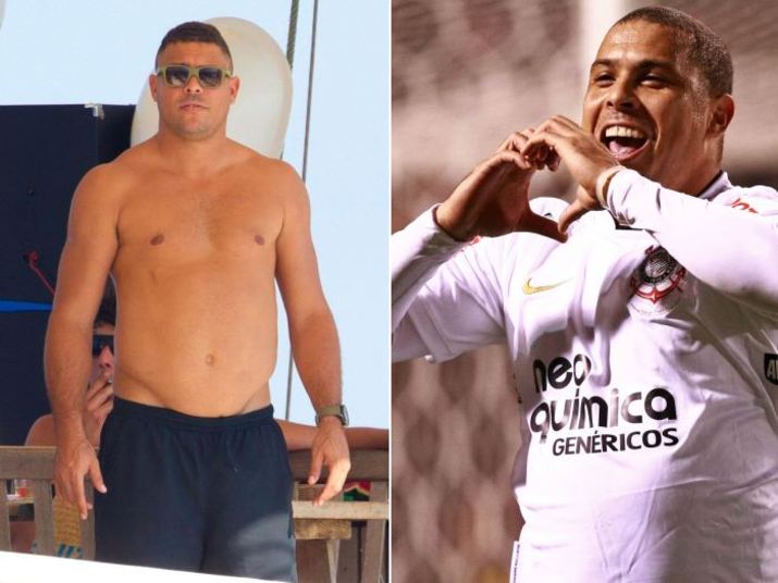 Ronaldo sempre teve problemas para manter o peso, porém, quando ainda 
era jogador de futebol, ele ficava tranquilo em relação à alimentação, 
pois os exercícios físicos não deixavam ele engordar