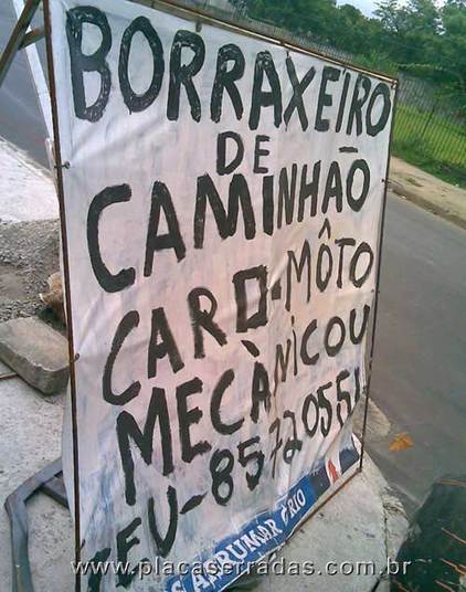 Quatro em um: borracheiro, carro, moto e mecânico. O cara não conseguiu acertar nenhuma 