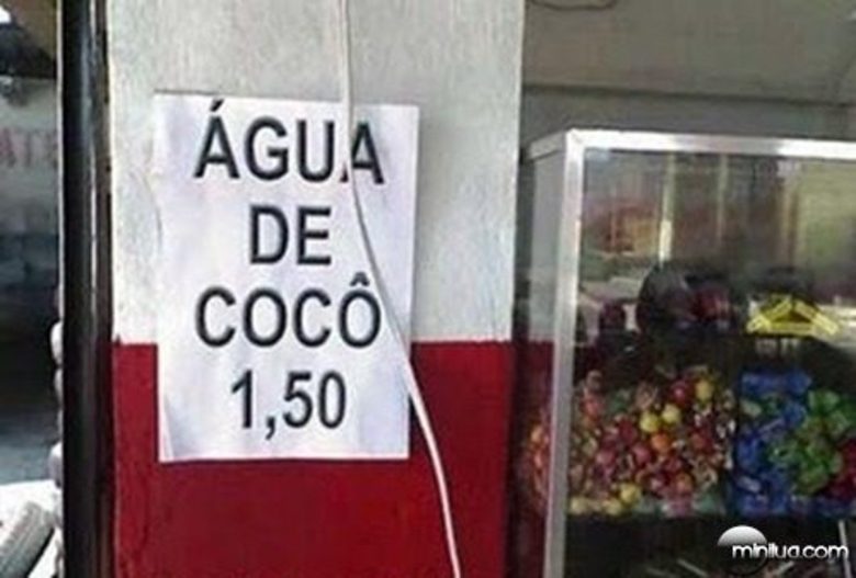 Nada refrescante: já pensou se o comerciante realmente está vendendo o que escreveu?