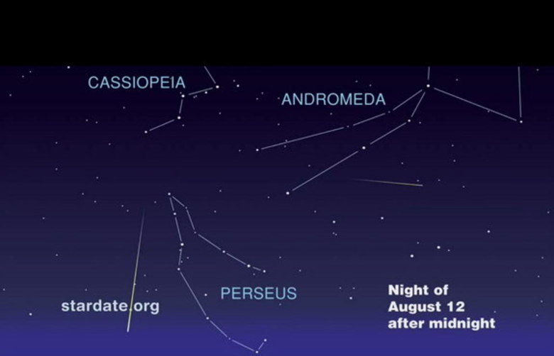 O evento foi nomeado por conta da proximidade com a constelação de Perseu. Este é um mapa de como procurar os meteoros da chuva que vai acontecer na madrugada da segunda-feira (12) O evento foi nomeado por conta da proximidade com a constelação de Perseu. Este é um mapa de como procurar os meteoros da chuva que vai acontecer na madrugada da segunda-feira (12)