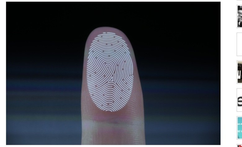 Apple divulga a nova tecnologia o Touch ID. O sensor de impressão digital ID Touch é capacitivo, 170 microns finos, tem uma resolução de 500 PPI, verifica camadas da pele sub-epidérmicas, e tem 360 graus de legibilidade (não importa como você insira o seu dedo no sensor, este será capaz de ler a partir de qualquer rotação)