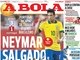 O português A Bola lamentou o fato de  Portugal não conseguir parar o 'gênio' Neymar