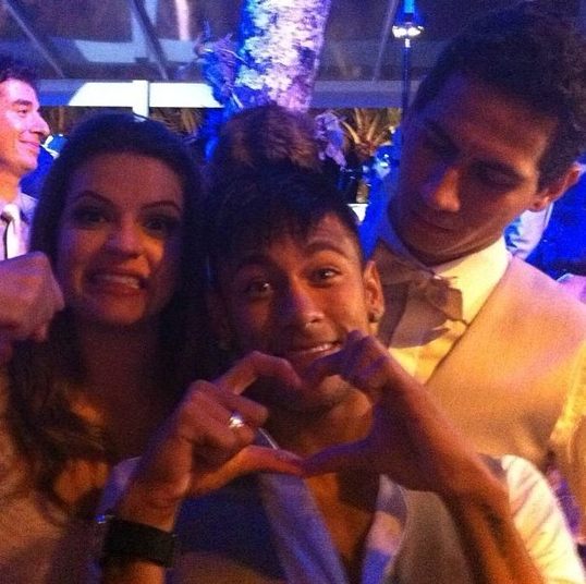 Neymar também usou sua conta no Instagram para mostrar que está com saudades do 'parceiro' Ganso 