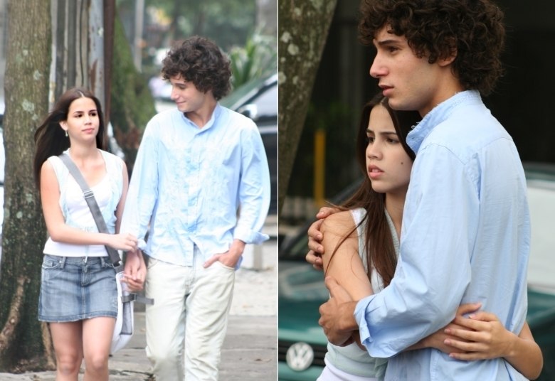  Pérola Faria se envolveu com Rafael Almeida nos bastidores da novela Páginas da Vida, da Globo, em 2006. Logo os atores formaram um dos casais queridos do mundo teen. Ainda tem gente que acha o casal muito fofo. Eles são amigos hoje em dia e Pérola até aprovou a nova namorada dele