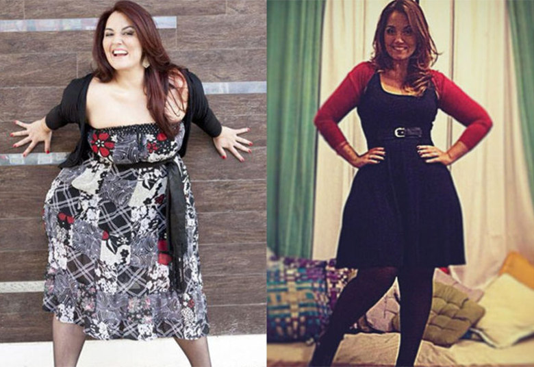 A atriz Renata Celidônio fez sucesso na televisão justamente por ser gordinha, mas se submeteu a uma cirurgia bariátrica. A beldade perdeu 60 kg e pulou do manequim 60 para o 44